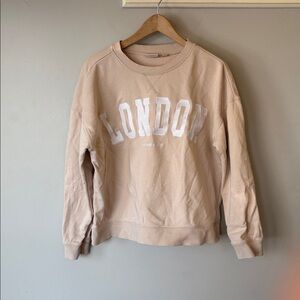 Scotch & Soda London Crewneck Sweater Women’s Large 100% Cotton Neutral